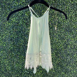 Mint Halter Crop Top